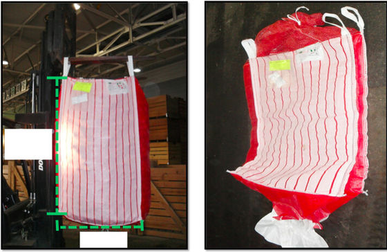 kaufen Potato belüfteten Bulk Bags 1.5tonne, rot atmungsaktive Gewebe PP FIBC Taschen online manufacture
