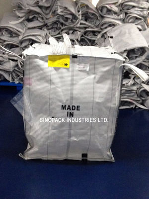 kaufen Weiße leitfähige große Taschen, große Taschen Fibc, die Verbrennung und Explosion verhindern online manufacture