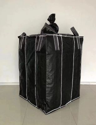 kaufen Schwarz PP gewebte Prallsack / Q-bag FIBC für Pulvermehl Kohlenstoffen chemische Pulver online manufacture