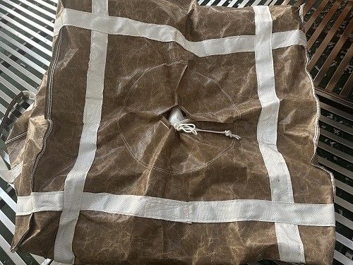 kaufen Entleerung unten Big Bag FIBC mit Sicherheitsfaktor 5:1 und UV-beständiger Beschichtung für Schwerlast-Materialtransport online manufacture