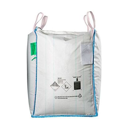 kaufen UN Big Bag mit 1000 kg Ladekapazität, Doppelnaht und blauer Schlaufenfarbe für sicheres Materialhandling online manufacture