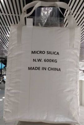UN Großraumbehälter (FIBC) mit Doppelkettenstich, blaue Schlaufenfarbe und weiße Farbe für sicheren Transport